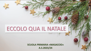 Copertina video presentazione Natale 2023